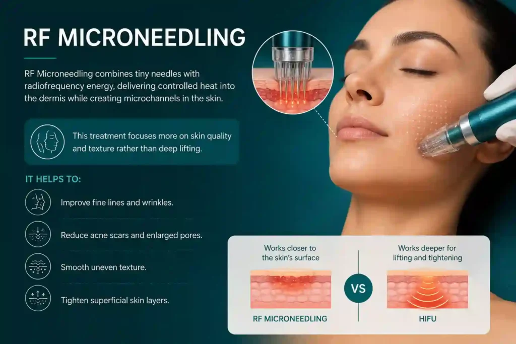 What Does RF Microneedling Do That HIFU Alone Cannot Bristol