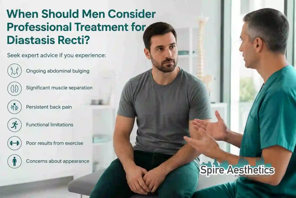 When Should Men Consider Professional Treatment for Diastasis Recti Bristol ?